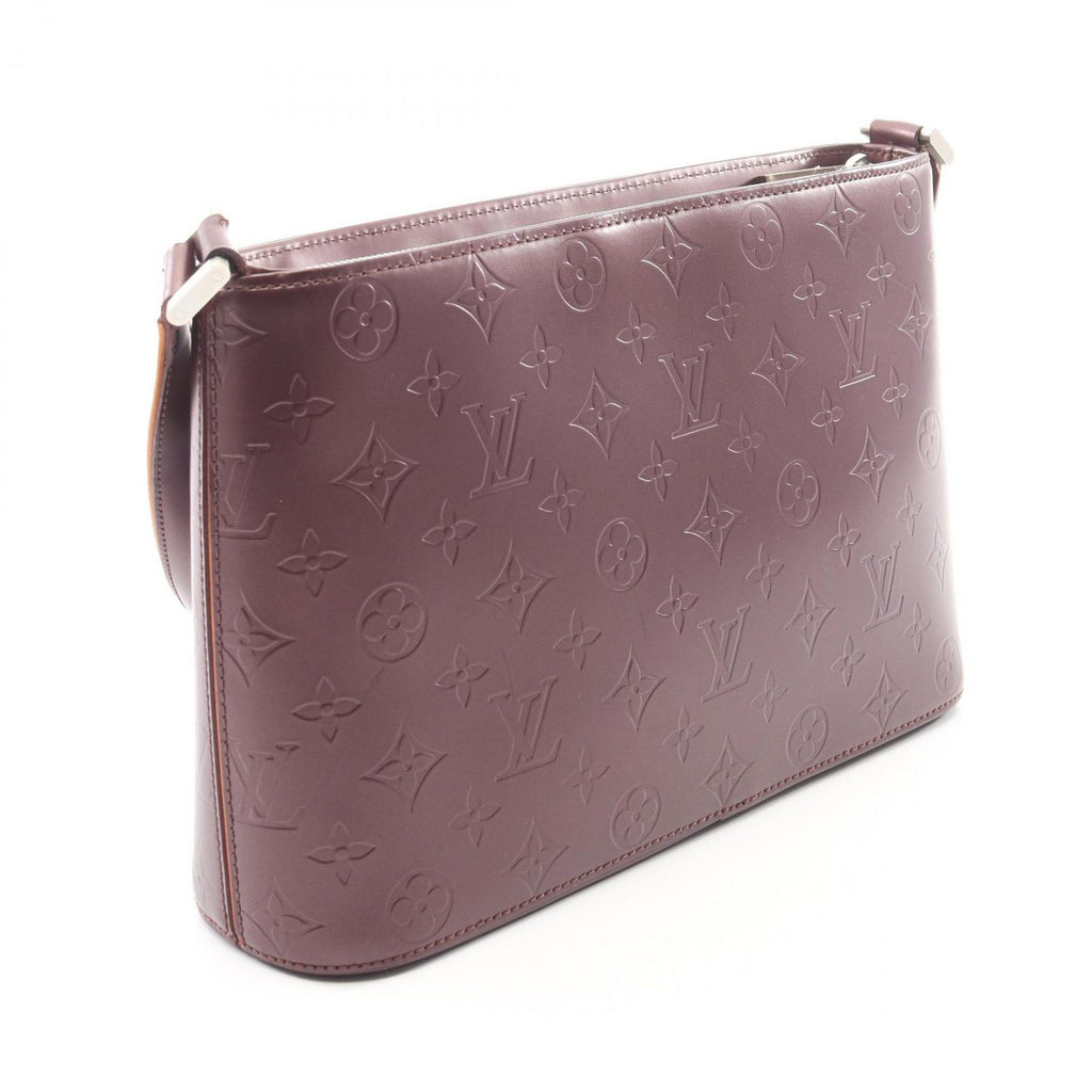 Louis Vuitton Shoulder Bag Alston Monogram Matte Violet Leather — view 2