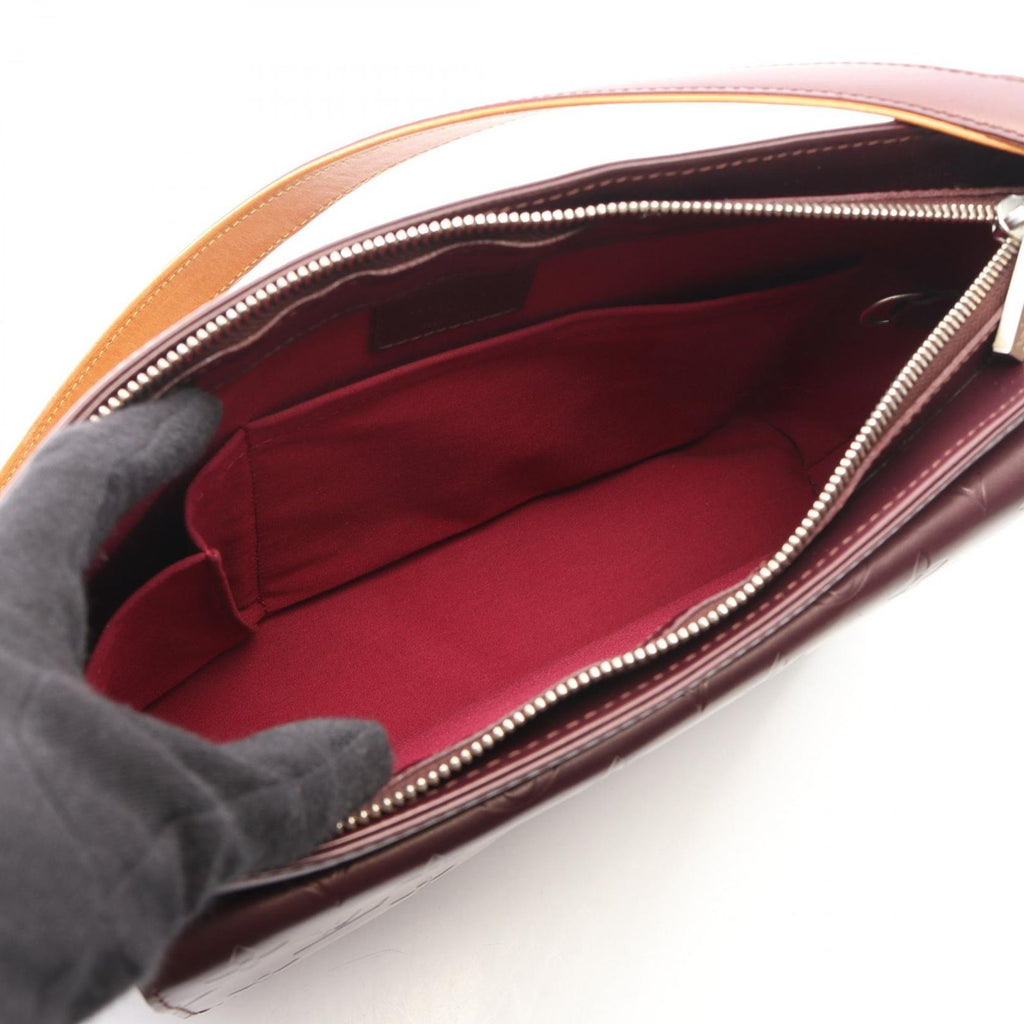Louis Vuitton Shoulder Bag Alston Monogram Matte Violet Leather — view 3