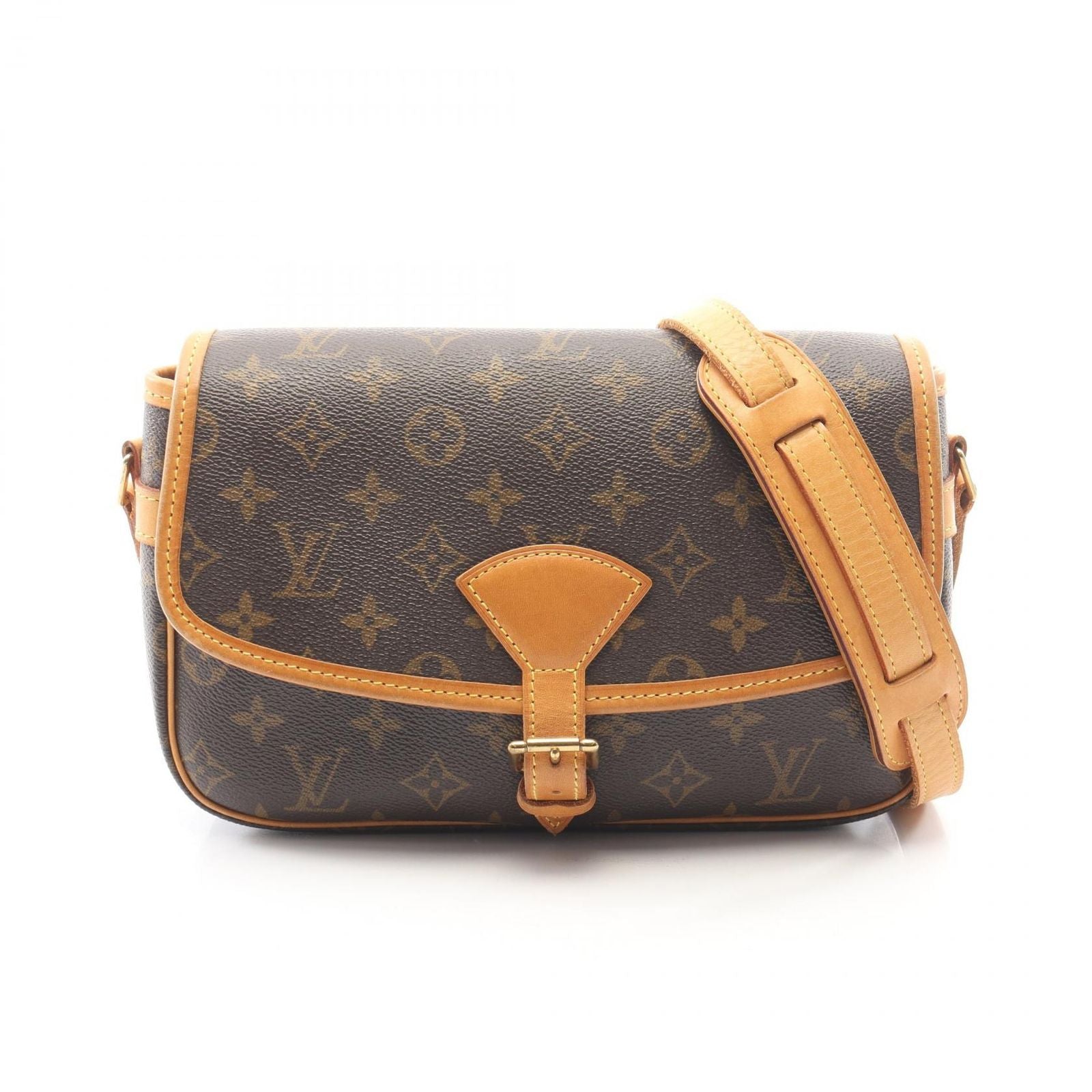 Louis Vuitton Shoulder Bag Solonge Monogram Canvas Leather