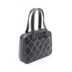 Chanel Wild Stitch Mini Black Leather Handbag — view 2