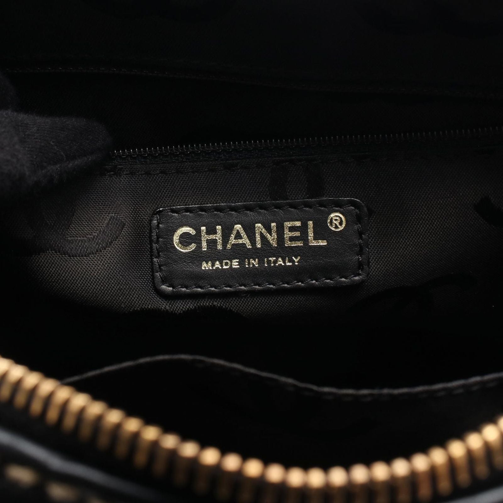 Chanel Wild Stitch Mini Black Leather Handbag — view 4