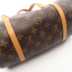 Louis Vuitton Papillon 26 Monogram Canvas Leather PM Handbag — view 7
