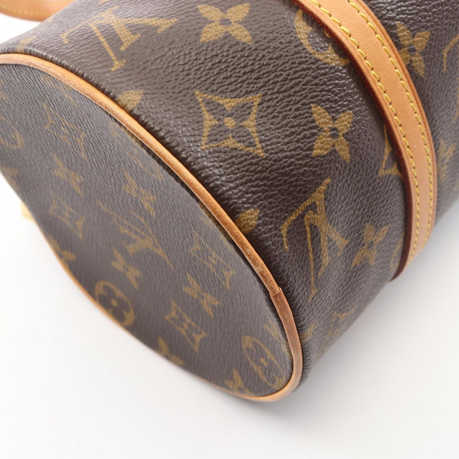 Louis Vuitton Papillon 26 Monogram Canvas Leather PM Handbag — view 8
