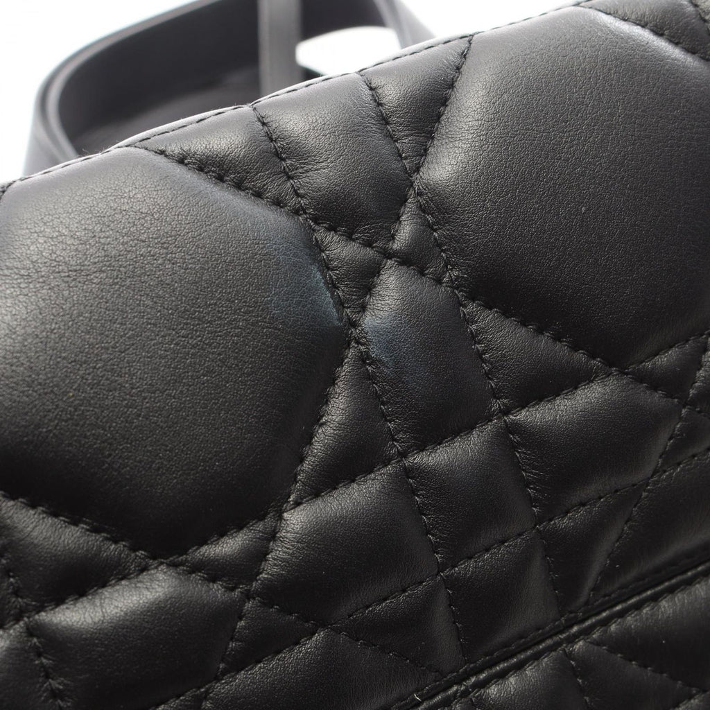 Dior Toujours Macro Cannage Black Leather Handbag — view 7