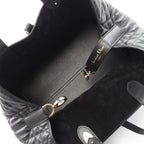 Dior Toujours Macro Cannage Black Leather Handbag — view 3