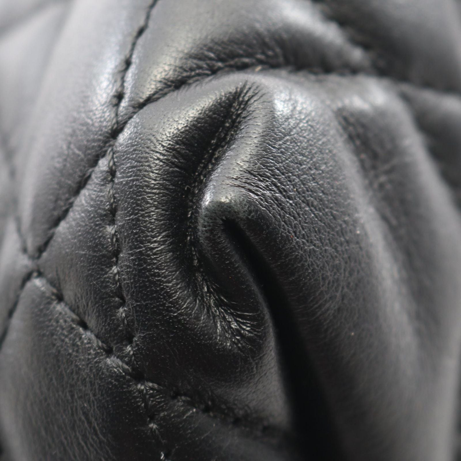 Dior Toujours Macro Cannage Black Leather Handbag — view 6