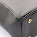 Chanel Shoulder Bag Choco Bar Black Lambskin CC Logo — view 8