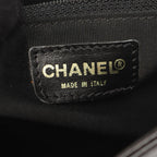 Chanel Shoulder Bag Choco Bar Black Lambskin CC Logo — view 4