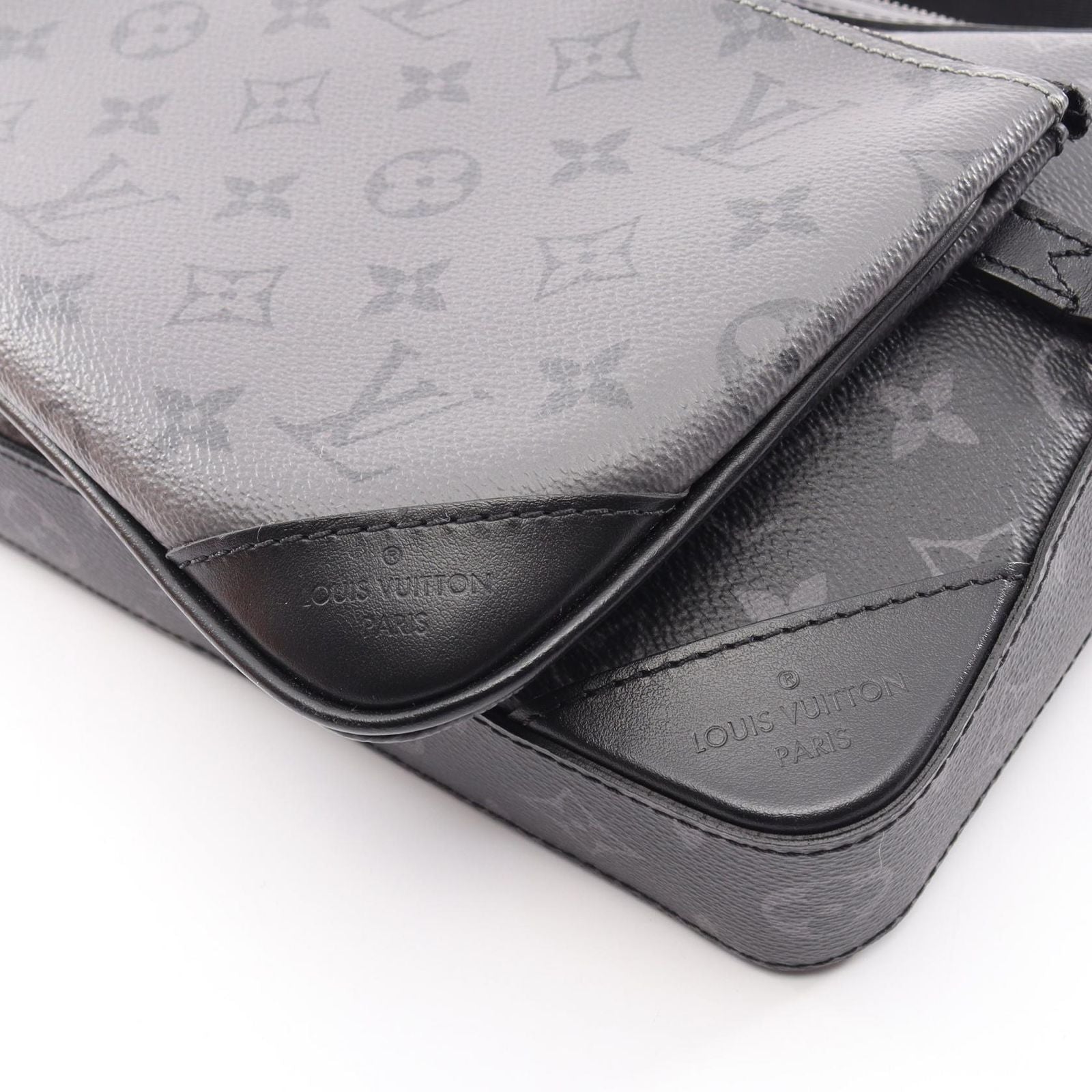 Louis Vuitton Shoulder Bag Trio Messenger Monogram Eclipse Canvas Leather — view 5