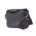 Louis Vuitton Shoulder Bag Trio Messenger Monogram Eclipse Canvas Leather