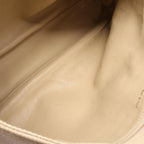Chanel Tote Bag Quilted Plastic Cream Caviar Chain — view 6