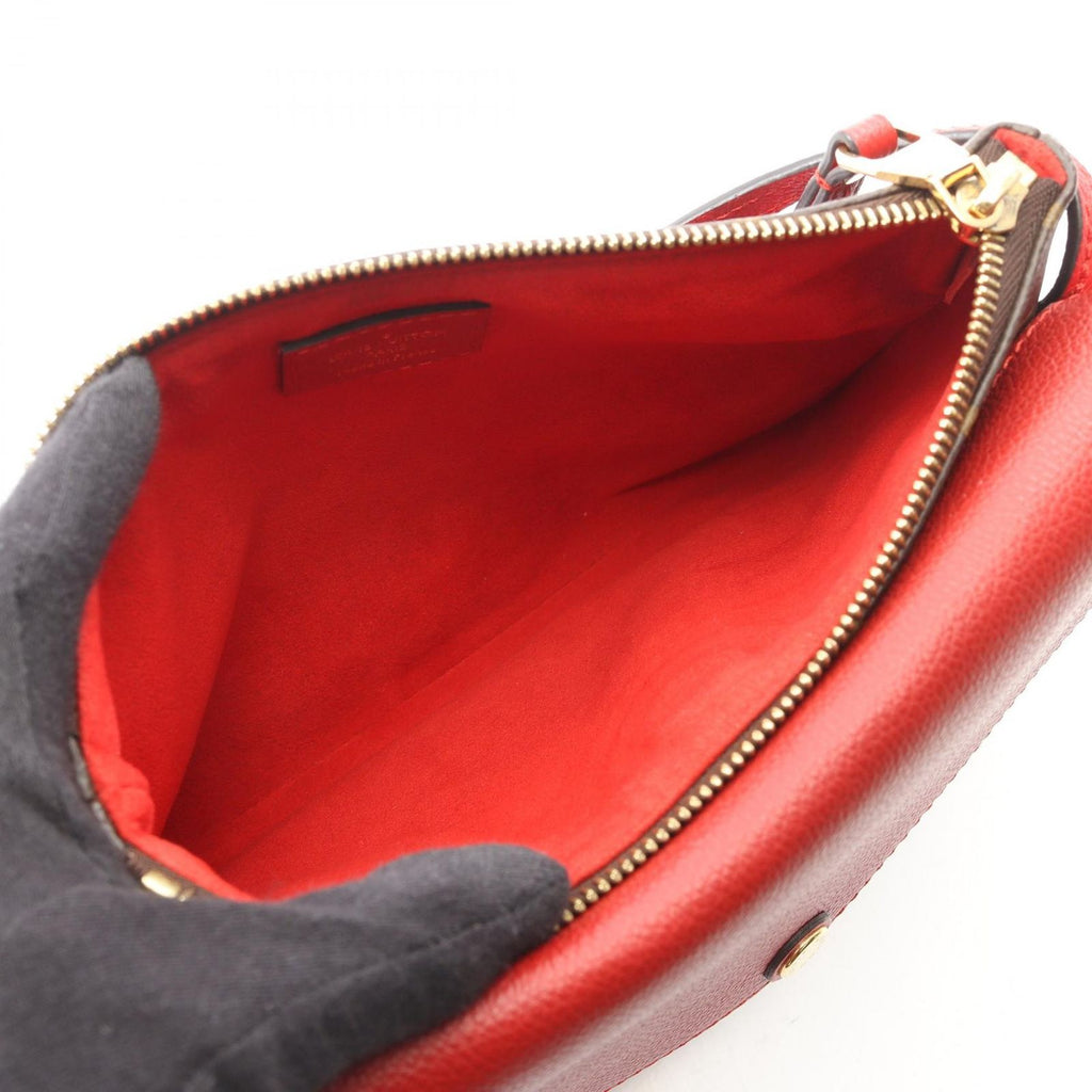 Louis Vuitton Shoulder Bag Twice Twin Set Monogram Aurore Cerise Canvas Leather — view 3