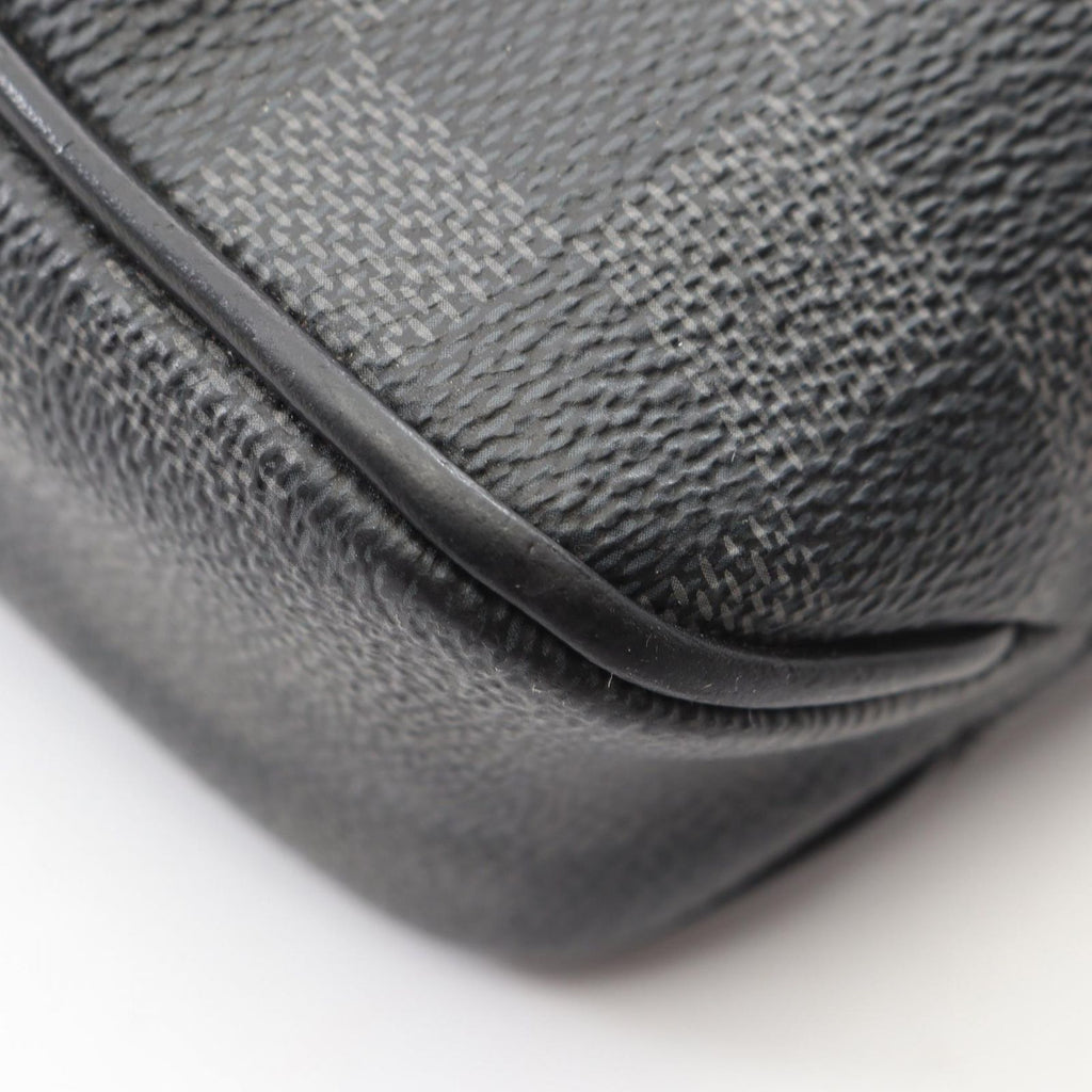 Louis Vuitton Shoulder Bag District PM Damier Graphite Canvas Leather — view 8
