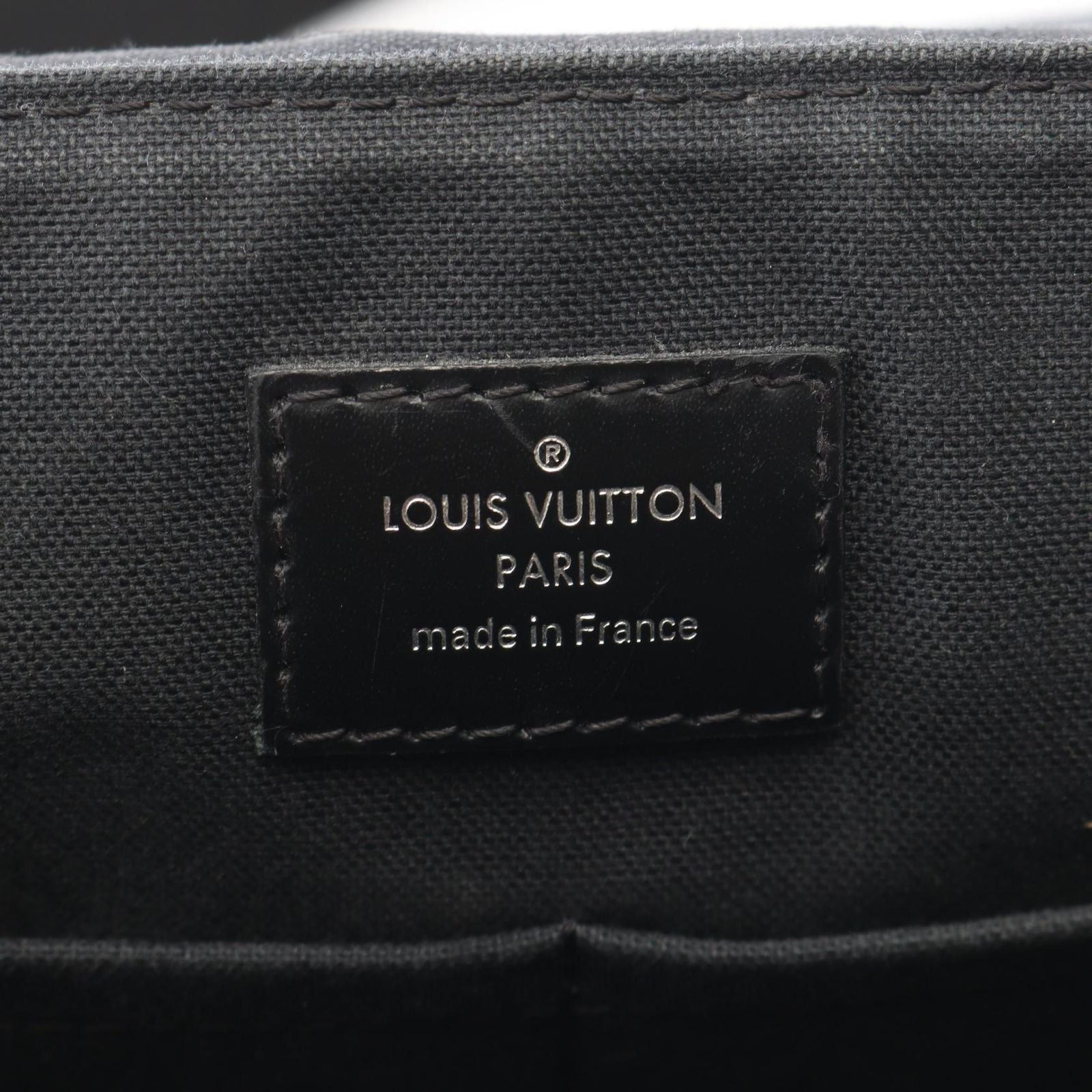 Louis Vuitton Shoulder Bag District PM Damier Graphite Canvas Leather — view 4