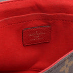 Louis Vuitton Shoulder Bag Sun Placido Monogram Cerise Canvas Leather — view 4