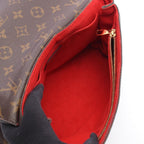 Louis Vuitton Shoulder Bag Sun Placido Monogram Cerise Canvas Leather — view 3