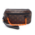 Louis Vuitton Clutch Pochette Volga Monogram Solar Ray Canvas Leather