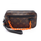 Louis Vuitton Clutch Pochette Volga Monogram Solar Ray Canvas Leather