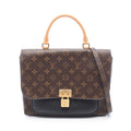 Louis Vuitton Marignan 2-Way Noir Canvas Leather Handbag