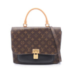 Louis Vuitton Marignan 2-Way Noir Canvas Leather Handbag