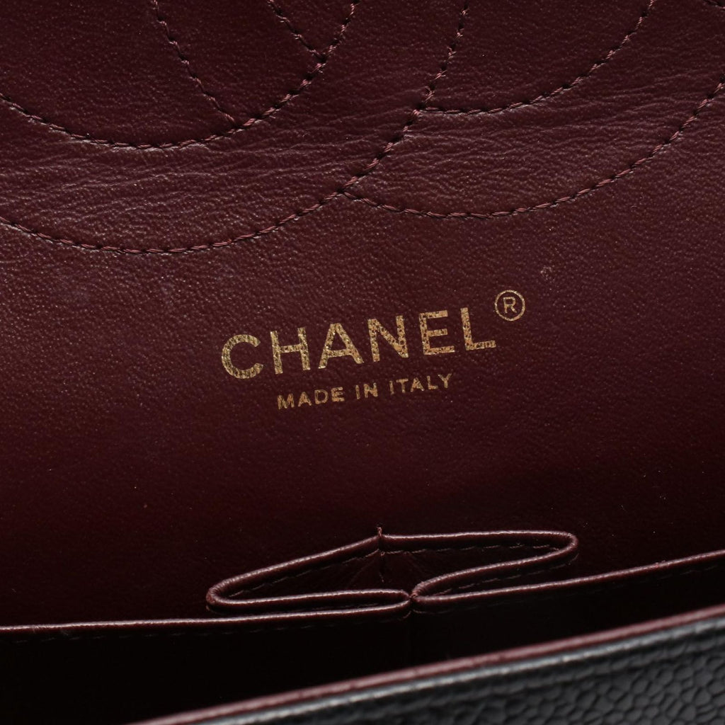 Chanel Shoulder Bag Maxi Quilted 30 Classic Large Double Flap Black Caviar — view 4