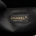 Chanel Tote Bag Quilted Grand Shopping GST Black Caviar Leather Chain — view 4