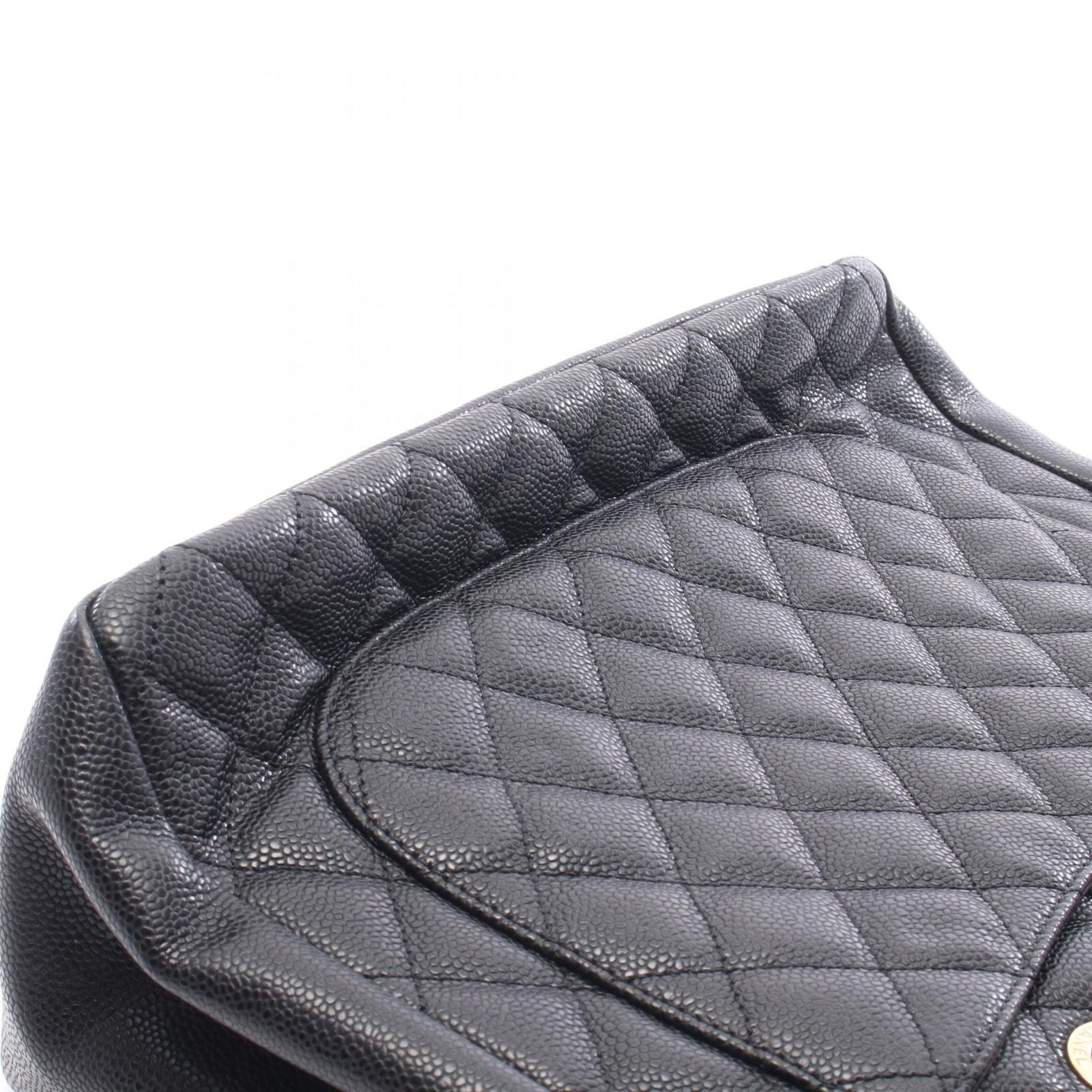 Chanel Tote Bag Quilted Grand Shopping GST Black Caviar Leather Chain — view 6