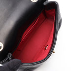 Chanel Shoulder Bag Quilted Black Lambskin Small Flap Chain — view 3