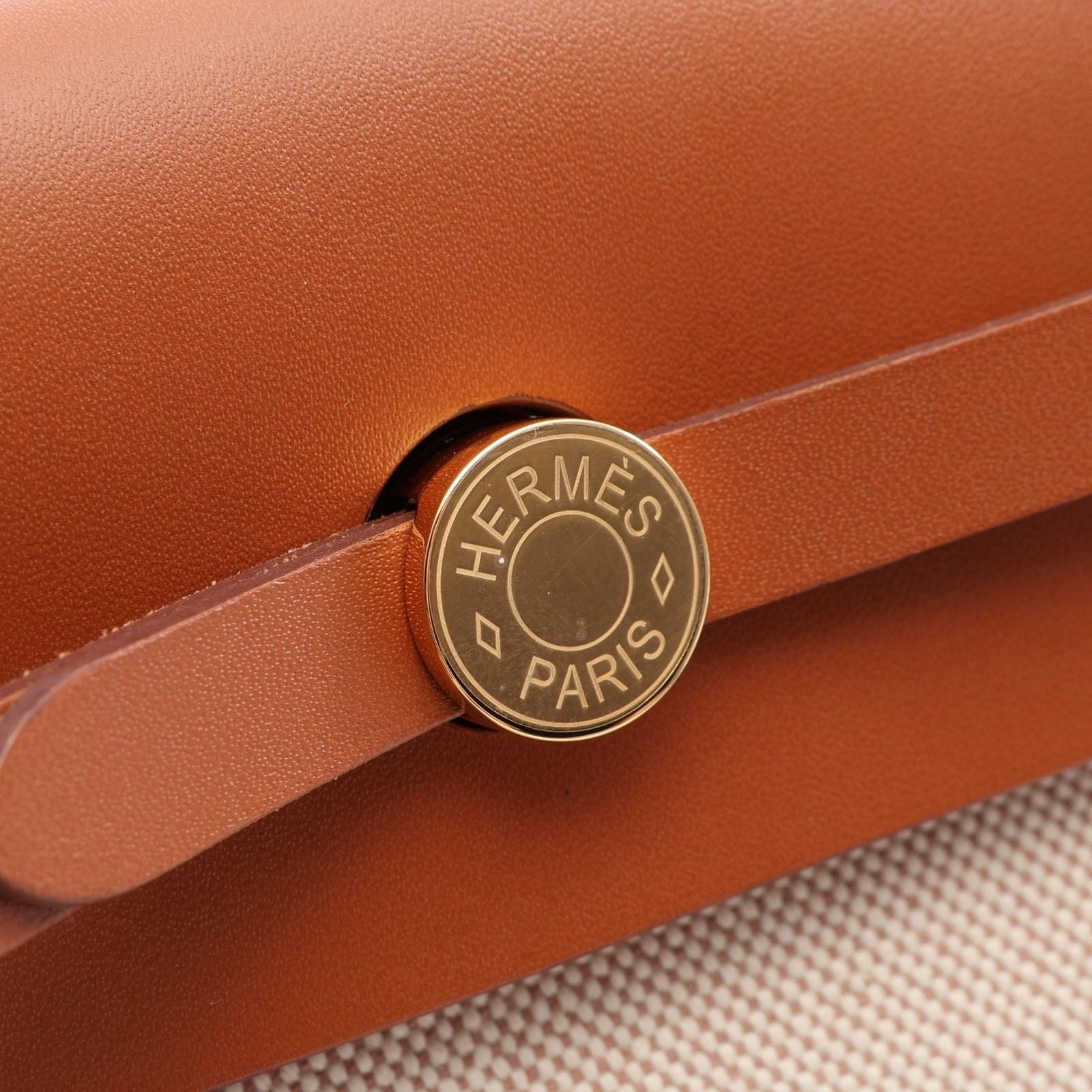 Hermes Shoulder Bag Herbag Zip Mini Ecru Fauve — view 6