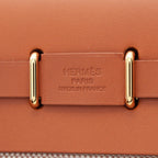 Hermes Shoulder Bag Herbag Zip Mini Ecru Fauve — view 4