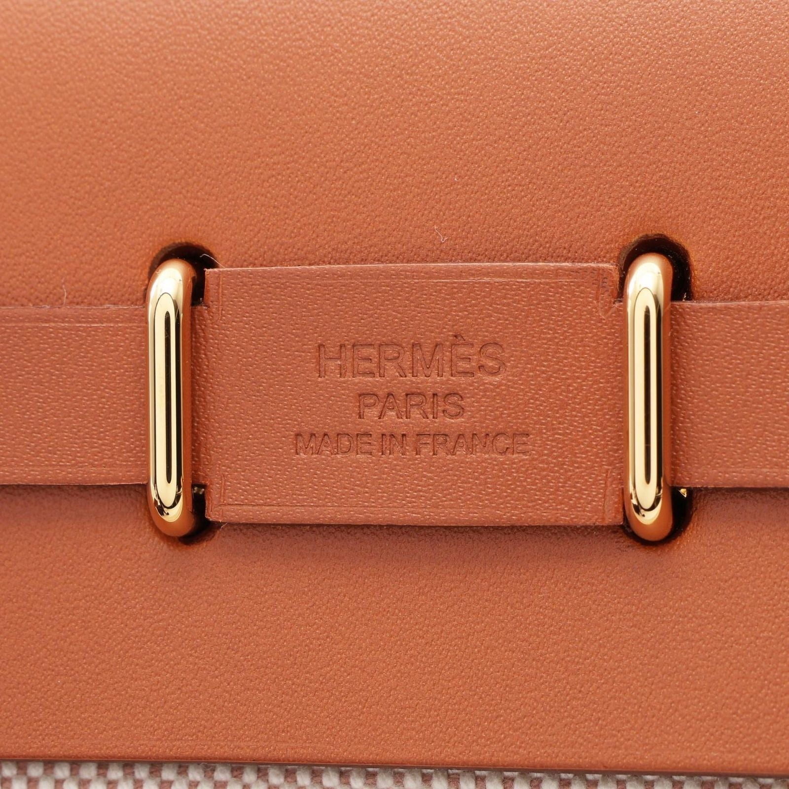 Hermes Shoulder Bag Herbag Zip Mini Ecru Fauve — view 4