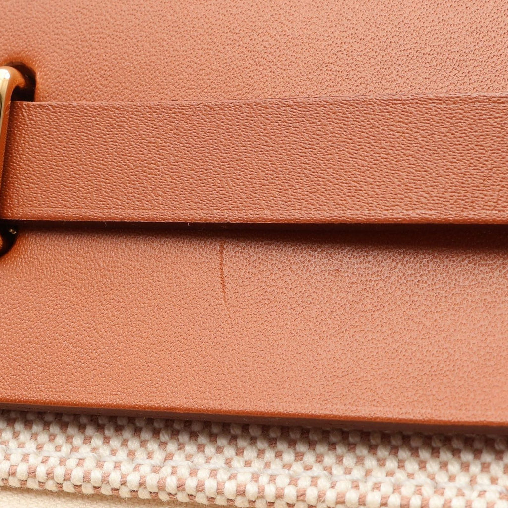 Hermes Shoulder Bag Herbag Zip Mini Ecru Fauve — view 8