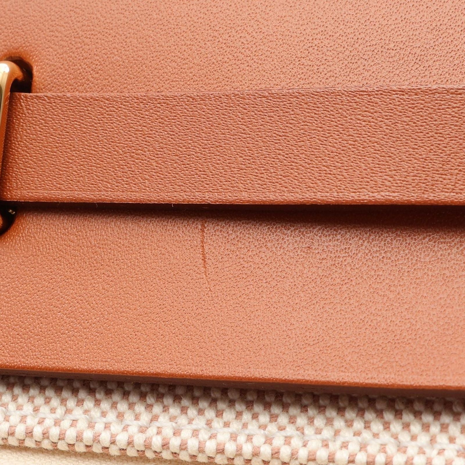 Hermes Shoulder Bag Herbag Zip Mini Ecru Fauve — view 8