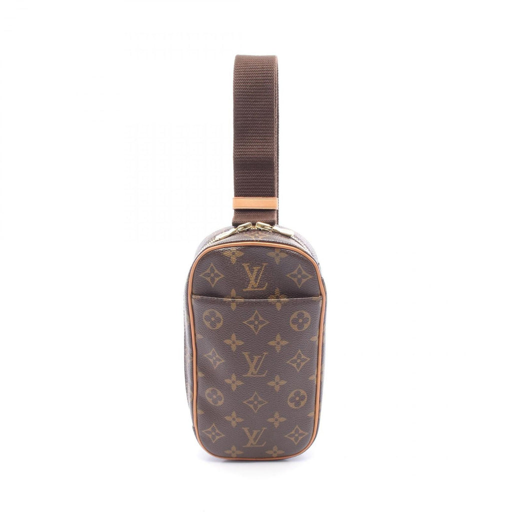 Louis Vuitton Waist Bag Pochette Gange Monogram Canvas Leather