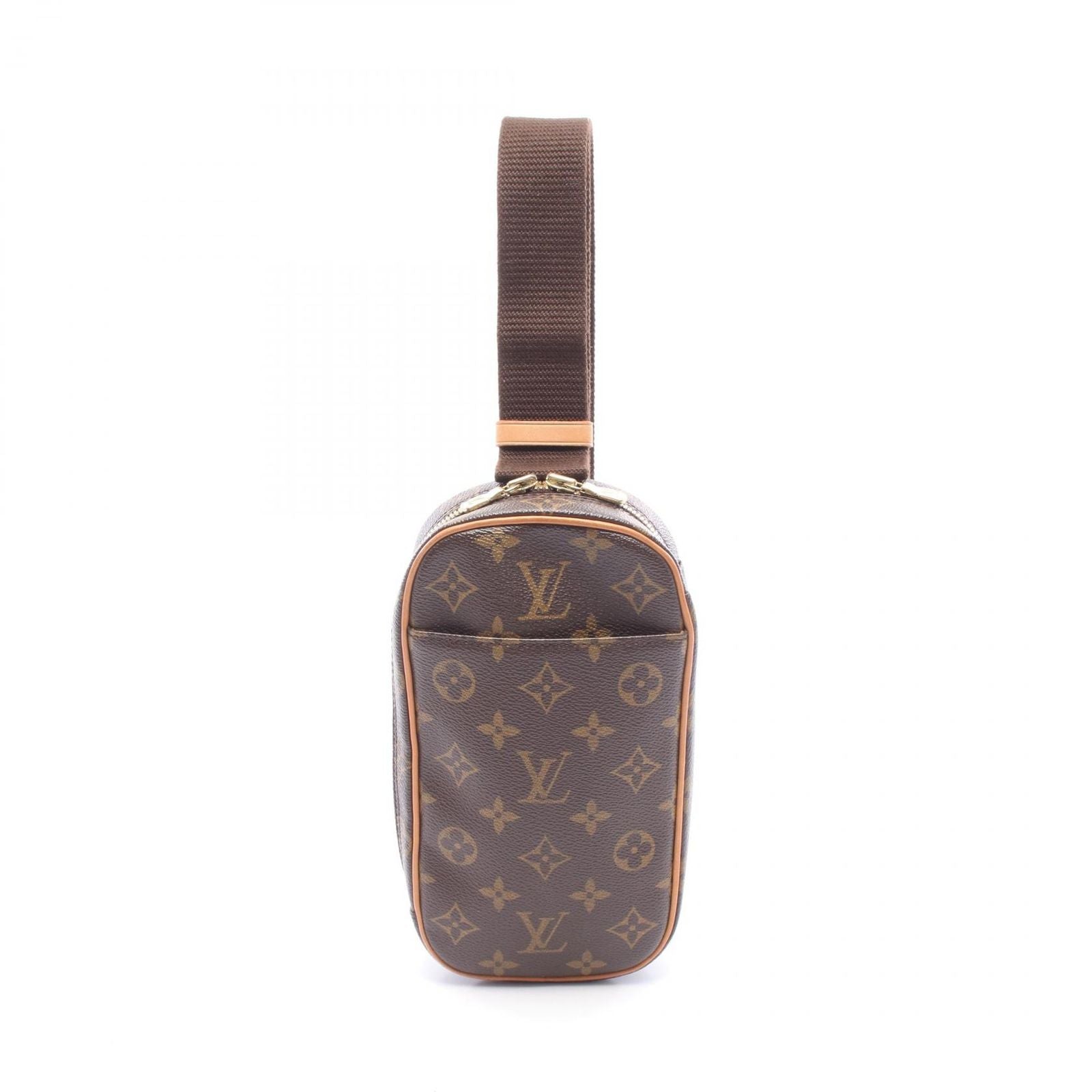 Louis Vuitton Waist Bag Pochette Gange Monogram Canvas Leather
