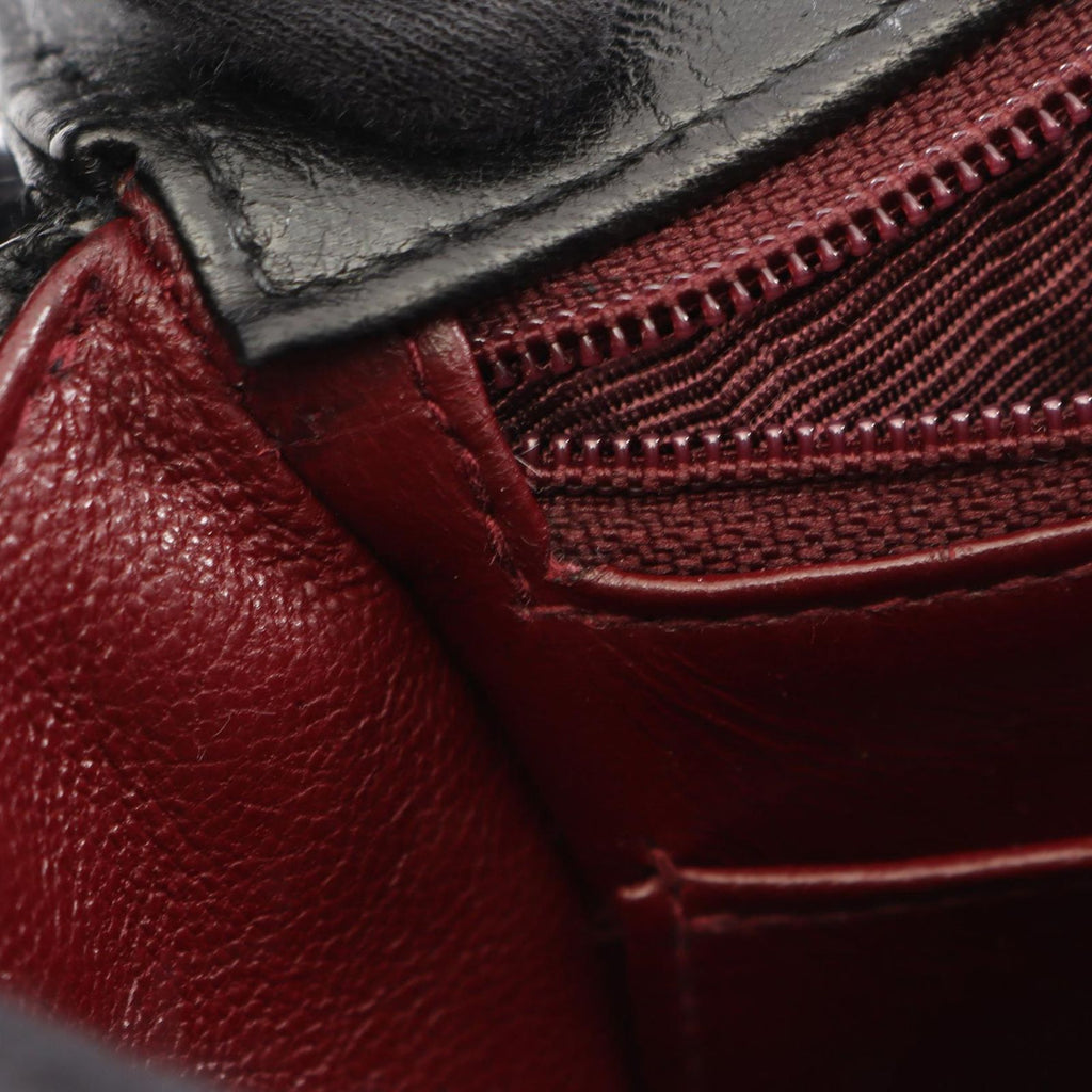 Chanel Shoulder Bag Quilted Black Lambskin — view 6
