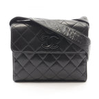 Chanel Shoulder Bag Quilted Black Lambskin