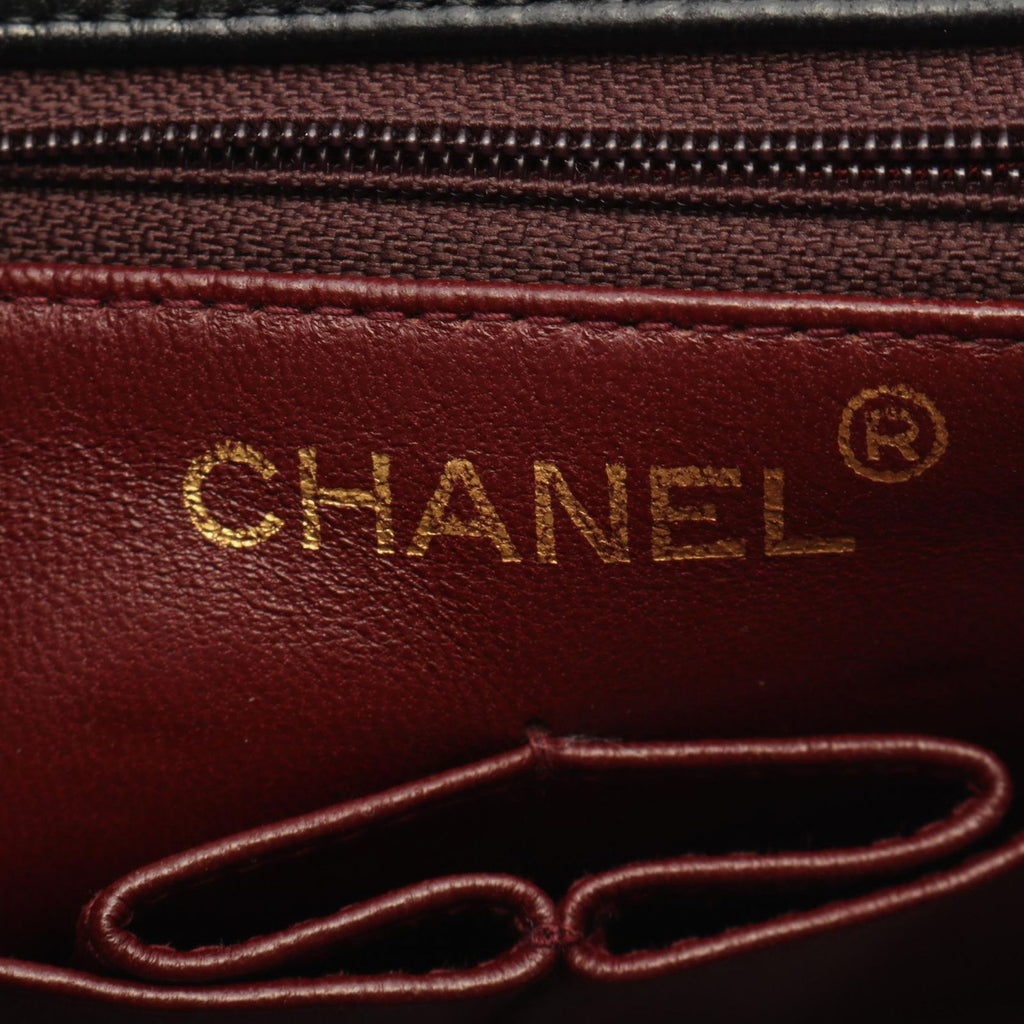 Chanel Shoulder Bag Mini Quilted 20 Black Lambskin Mini Chain — view 4