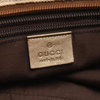 Gucci Tote Bag GG Canvas Sherry Line Gold Beige Pink — view 4