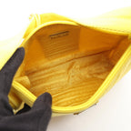 Prada Re Edition Re-Nylon Yellow Nylon Saffiano Leather Mini Bag — view 3