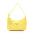 Prada Re Edition Re-Nylon Yellow Nylon Saffiano Leather Mini Bag