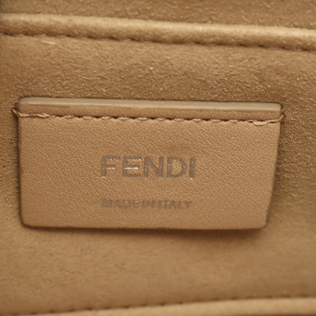 Fendi Shoulder Bag Mini Kan I Black Leather Canai Small — view 4