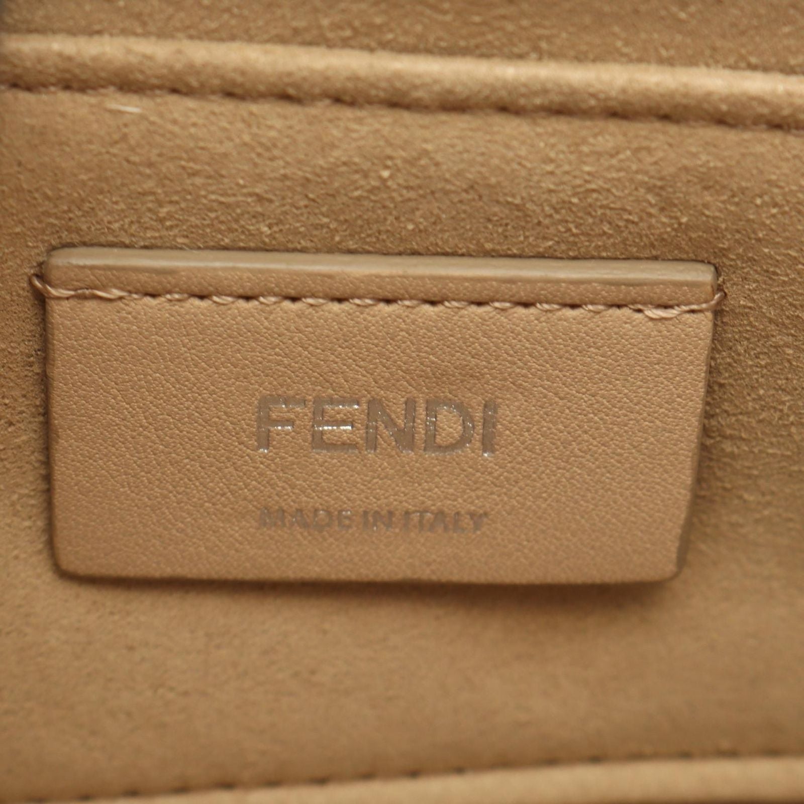 Fendi Shoulder Bag Mini Kan I Black Leather Canai Small — view 4