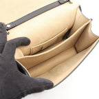 Fendi Shoulder Bag Mini Kan I Black Leather Canai Small — view 3
