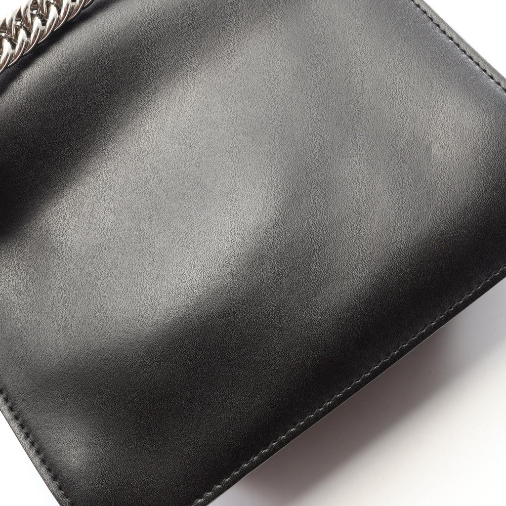 Fendi Shoulder Bag Mini Kan I Black Leather Canai Small — view 8