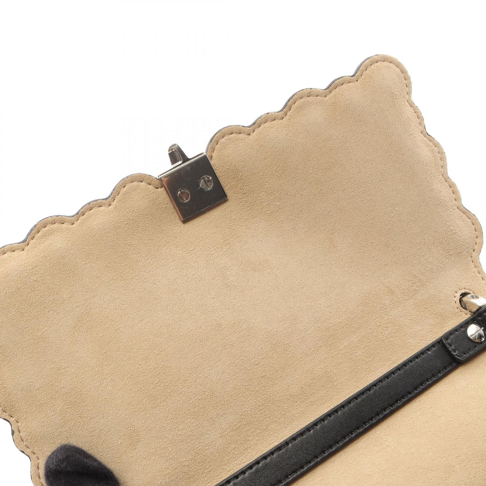 Fendi Shoulder Bag Mini Kan I Black Leather Canai Small — view 6