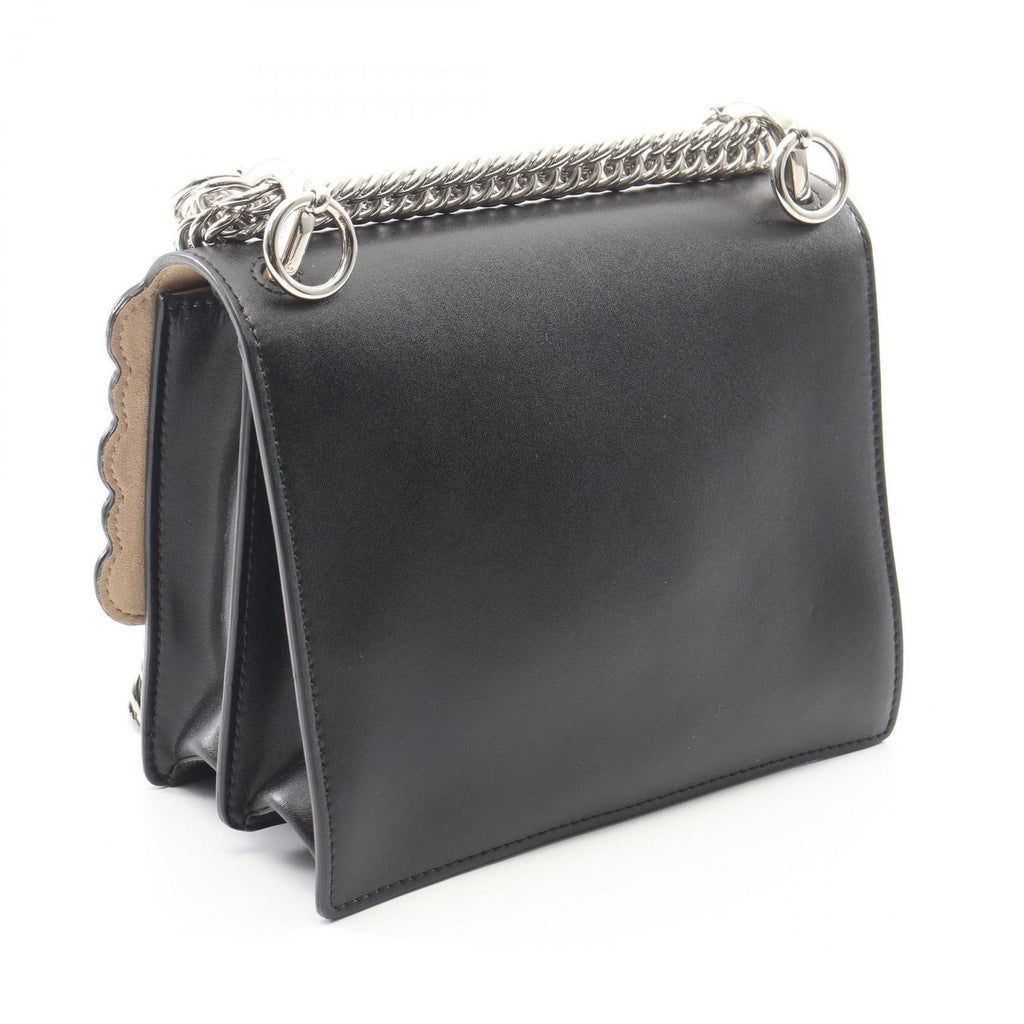 Fendi Shoulder Bag Mini Kan I Black Leather Canai Small — view 2