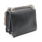 Fendi Shoulder Bag Mini Kan I Black Leather Canai Small — view 2