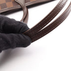 Louis Vuitton Tote Bag Neverfull MM Damier Ebene Canvas Leather — view 8