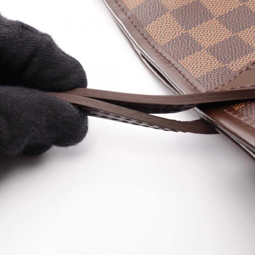 Louis Vuitton Tote Bag Neverfull MM Damier Ebene Canvas Leather — view 7